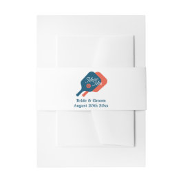 ミスター&ミセス・ピックボール結婚式招待状ベリーバンド 招待状ベリーバンド