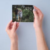 ミスター＆ミセス ファーストクリスマス ホリデー 予算カード チラシ (手)