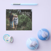 ミスター＆ミセス ファーストクリスマス ホリデー 予算カード チラシ (シングル)