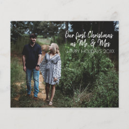 ミスター＆ミセス ファーストクリスマス ホリデー 予算カード チラシ