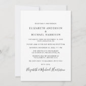 ミスター・ミセス　フォト　ウェディング　レセプション　招待状 案内状 (裏面)