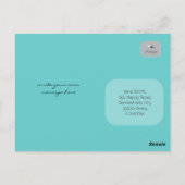 「ミスター＆ミセス・ブロブ カートゥーン エイリアン ファン カスタム ポストカード」 ポストカード (裏面)