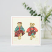 ミスター&ミセス・ベア 5.25 インチの角型カード シーズンカード (スタンド正面)