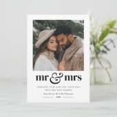 ミスター＆ミセス ホリデー ハート フォト シーズンカード (スタンド正面)