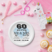 ミスター ミセス ライト ファン ダイヤモンド 60周年記念 ペーパープレート (パーティー)