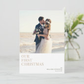 ミスター&ミセス |休日結婚のお知らせ カード (スタンド正面)