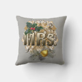 ミスター&ミセス・初めてのクリスマス クッション (裏面)