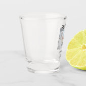 ミスター＆ミセス 姓 日付 年 結婚 記念品 ショットグラス (左)