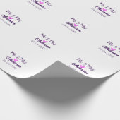 ミスター＆ミセス 家族名 日付 年 結婚記念品 ラッピングペーパー (角)