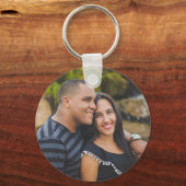 ミスター・ミセス・結婚式の引き出物の写真名日付 キーホルダー (裏面)