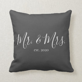 ミスター&ミセス·装飾用クッション·フォー·ニューライズ·アンビナシャリー クッション