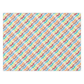 ミスター・ムスターヒップスター・パターン テーブルクロス (正面(横))