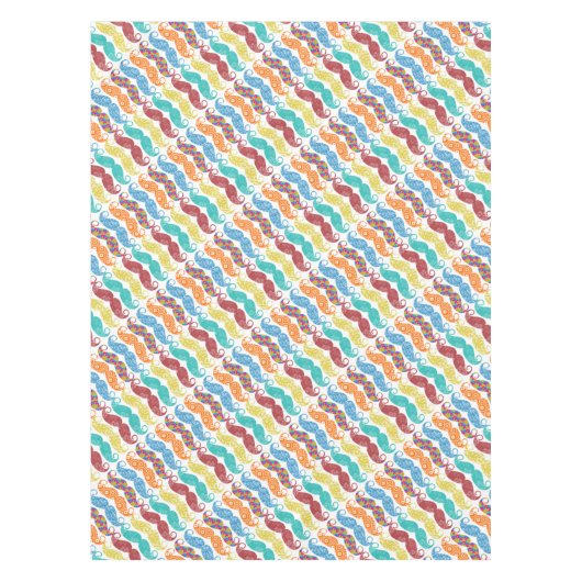 ミスター・ムスターヒップスター・パターン テーブルクロス (正面)