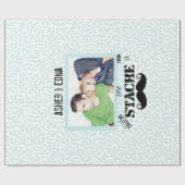 ミスター・ムスターヒップスター・パターン ラッピングペーパー (フラット)