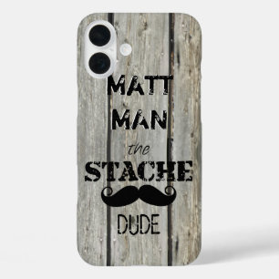 ミスター・ムスターヒップスター・パターン iPhone 16 PLUSケース