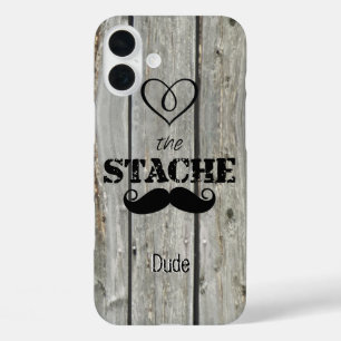 ミスター・ムスターヒップスター・パターン iPhone 16 PLUSケース