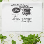 ミスター・ライツとミセス結婚・ライツの結婚 キッチンタオル (折り畳み)