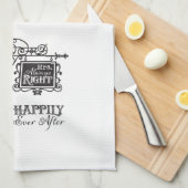 ミスター・ライツとミセス結婚・ライツの結婚 キッチンタオル (四つ折り)