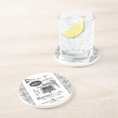 ミスター・ライツとミセス結婚・ライツの結婚 コースター (側面)