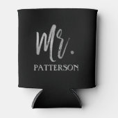 ミスター・ラストネーム・シルバーフォイルクーラーボックス 缶クーラー (正面)