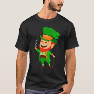 ミスター・レプレショーン・アイリッシュクローバーセントパトリックの日の緑 Tシャツ