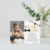 ミスター ワンダフル ブラック&ゴールド サンクス ポストカード (スタンド正面)