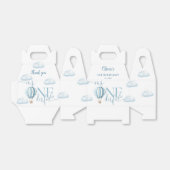 ミスター ワンダフル ブルー バルーン ボーイ 1歳の誕生日 フェイバーボックス (折り畳みなし)