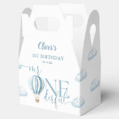 ミスター ワンダフル ブルー バルーン ボーイ 1歳の誕生日 フェイバーボックス (オープン)