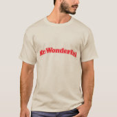 ミスター・ワンダフル Tシャツ (正面)