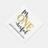 ミスター・ワンダーフルホワイトランチョンナプキンス紙 スタンダードランチョンナプキン (角)