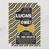 ミスター・ワンダーフル誕生日招待状 招待状 (正面/裏面)