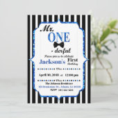 ミスター・ワンダーフル・ファースト誕生日招待状 招待状 (スタンド正面)