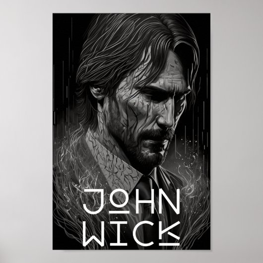 ミスターJohn Wick – 暗いスタイル ポスター (正面)