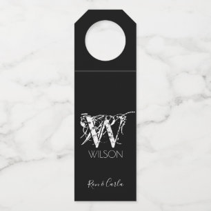 ミスターMrs. Monogram on Blackありがとう ボトルネックタグ