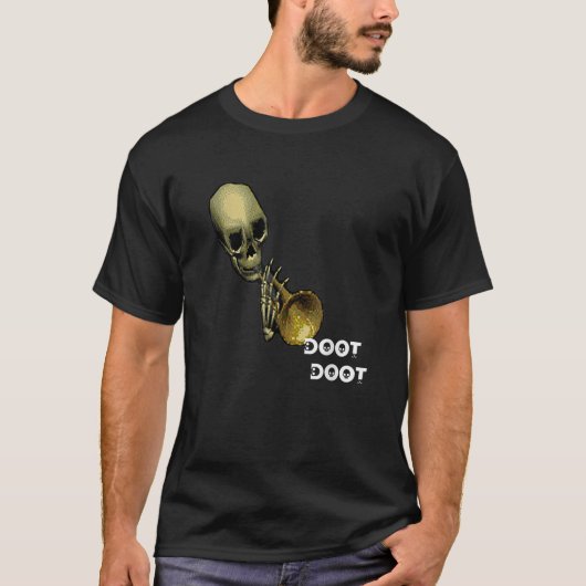 ミスターSketal Spooktober DootユーモアおもしろいミームT Tシャツ (正面)