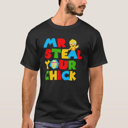 ミスターSloft Your Chick Easter Boys Toddlers春H Tシャツ (正面)
