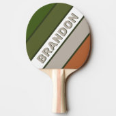 ミスティはっきりしたグストライプのローブ 卓球ラケット (裏面)