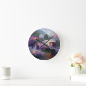 ミスティウィステリアハウスオンザヒル ラウンド壁時計 (ホーム)