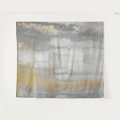 ミスティウィルズウォーター色抽象芸術プリント タペストリー (正面(横))