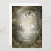 ミスティウッドランド結婚グラード 招待状 (正面/裏面)