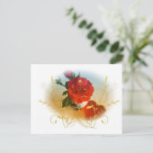 ミスティエレガントバラはがき ポストカード (スタンド正面)