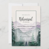 ミスティエレガントマウンテンフォレストリハーサルディナー 招待状 (正面)