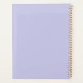 ミスティエレガント薄紫パーソナライズされた名 –  プランナー手帳 (裏面)