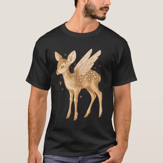 ミスティカルウィングファーン コテージコアTシャツ Tシャツ (正面)