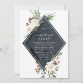 ミスティカルウィンターフローラホリデーパーティー 招待状 (正面)