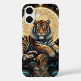 ミスティカルジャングルキャット - トラ iPhone 16ケース