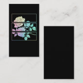 ミスティカルバラパステルゴシックウィッカオカルト魔法 名刺 (正面/裏面)