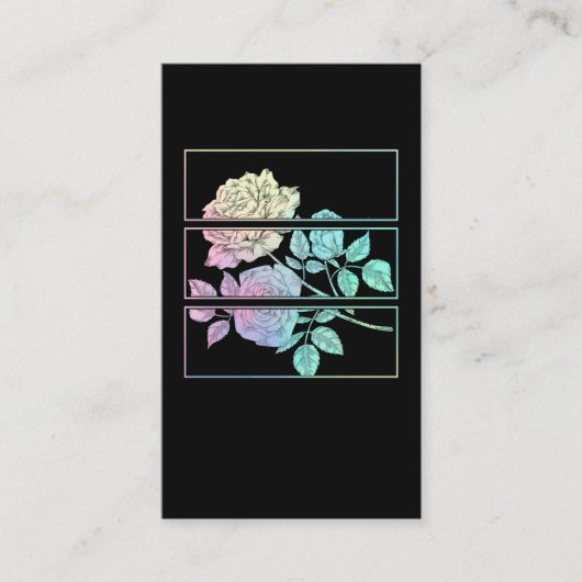 ミスティカルバラパステルゴシックウィッカオカルト魔法 名刺 (正面)