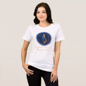 ミスティカルフェザーと炎 トライブレンドTシャツ (正面全面)