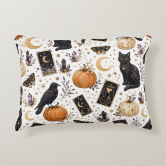 ミスティカル ブラックキャット ハロウィン セレスチャル タロット アクセントクッション